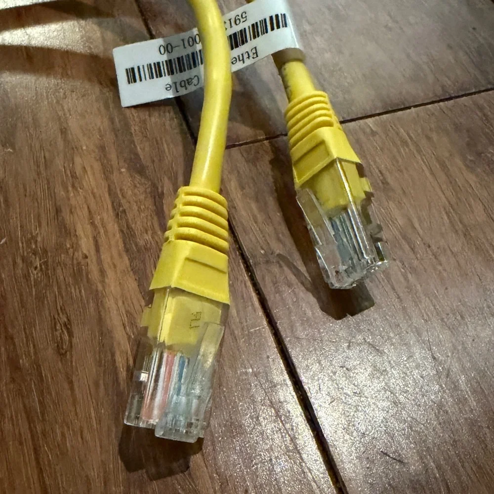 6 Assorted CAT5e Ethernet Cables - 5ft, 6ft, 10ft, 15ft, 50ft
